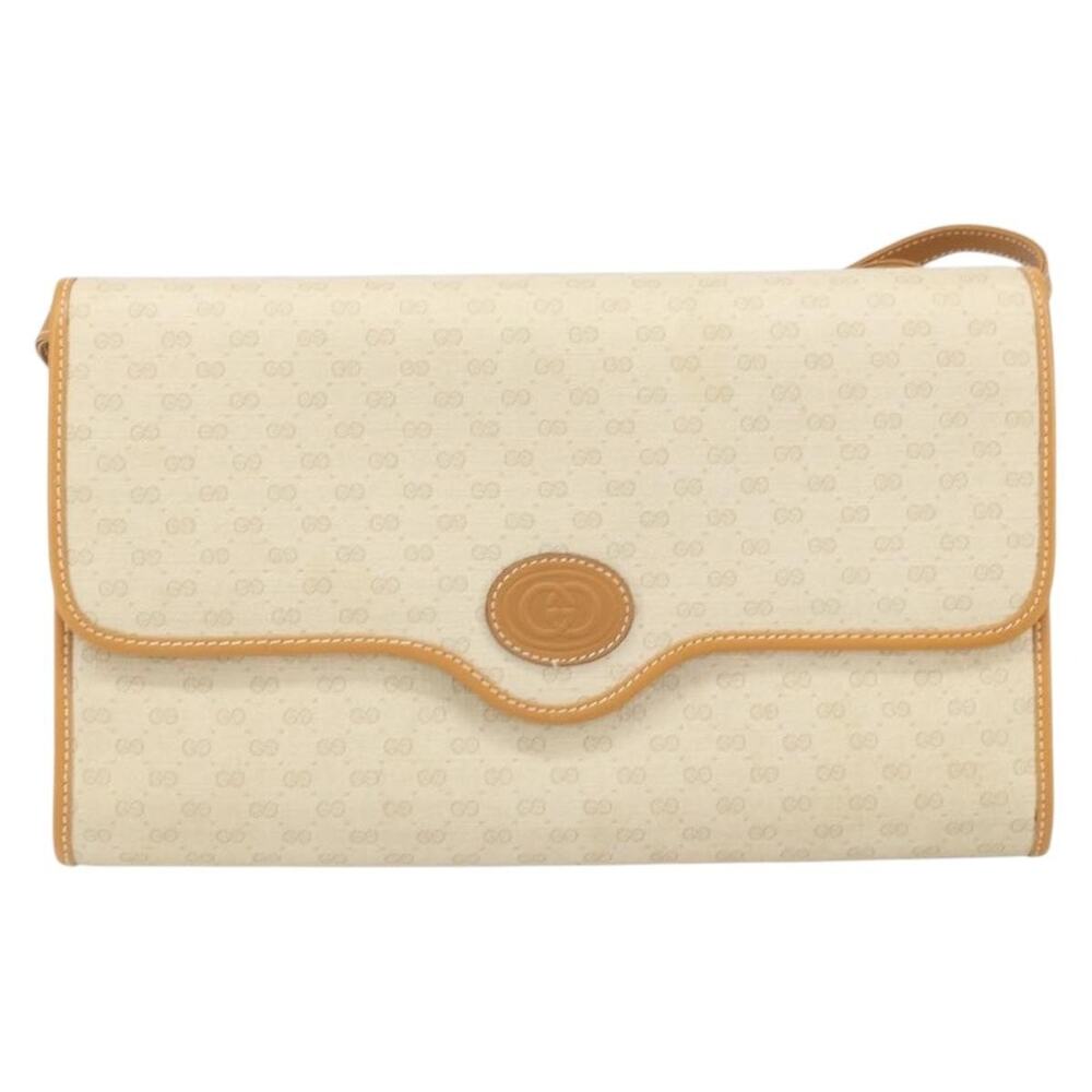 Gucci Micro GG Supreme Shoulder Bag Ivory